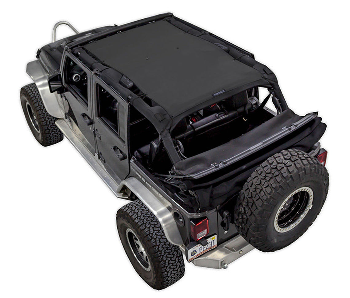 Jeep Wrangler JKU 4-Door Sun Shade Solid Color Shade Top (2007–2017)
