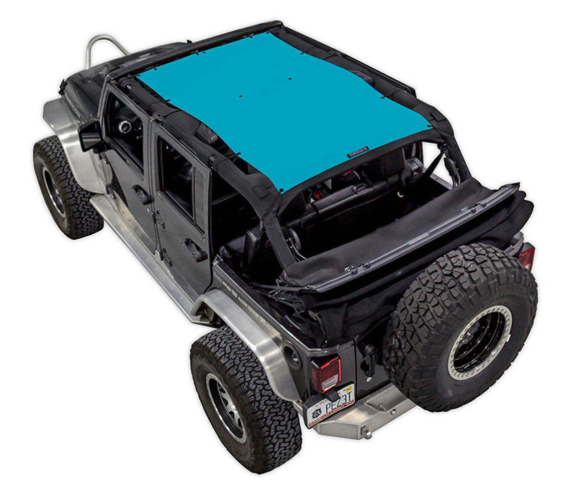 Jeep Wrangler JKU 4-Door Sun Shade Solid Color Shade Top (2007–2017)