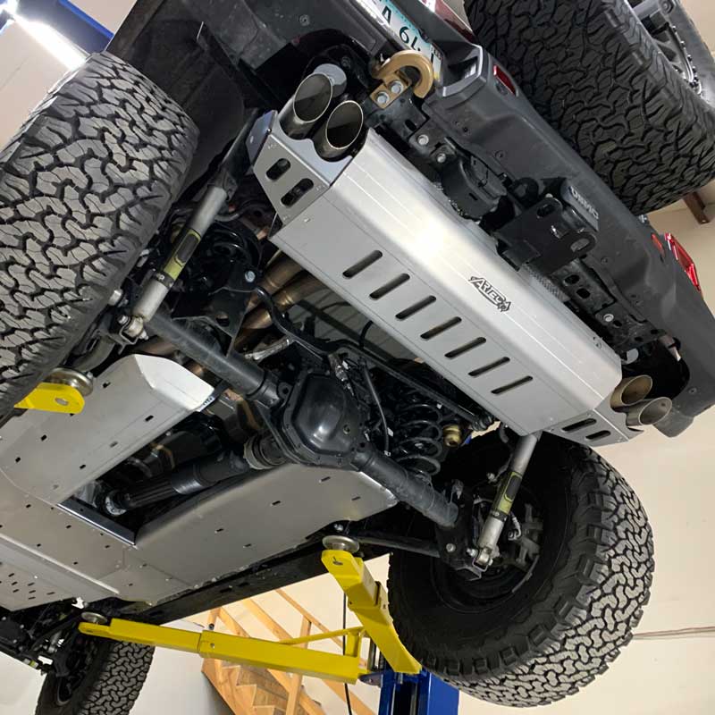 Artec Jeep Wrangler JLU 392 MUFFLER & TIP SKID