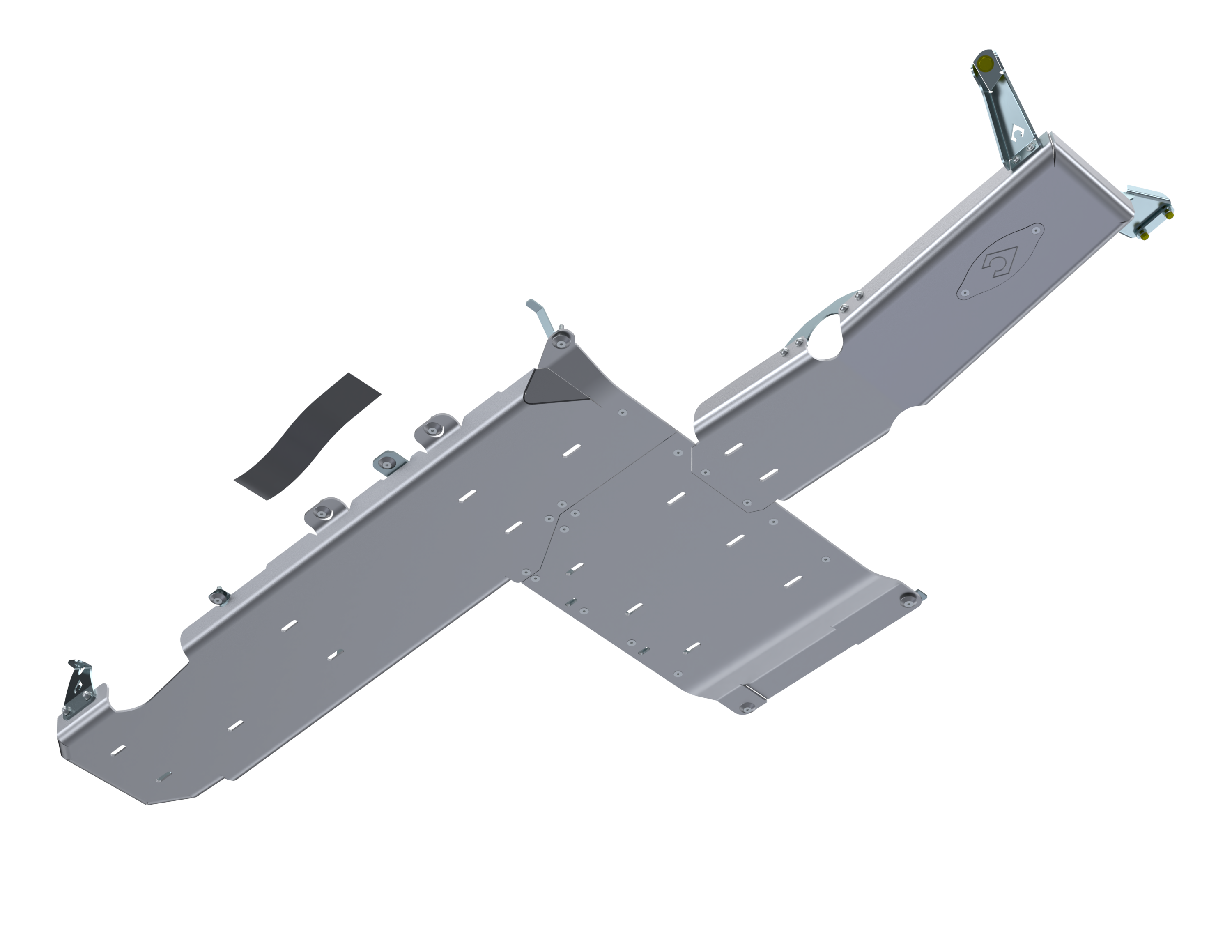 JLU Cubrecarter Completo con Compuerta de Aceite - 4 puertas 3.6L ALUMINIO ANTES DE 2018
