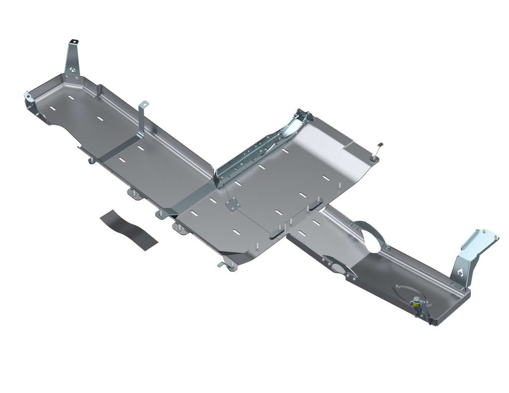 JLU Cubrecarter Completo con Compuerta de Aceite - 4 puertas 3.6L ALUMINIO ANTES DE 2018