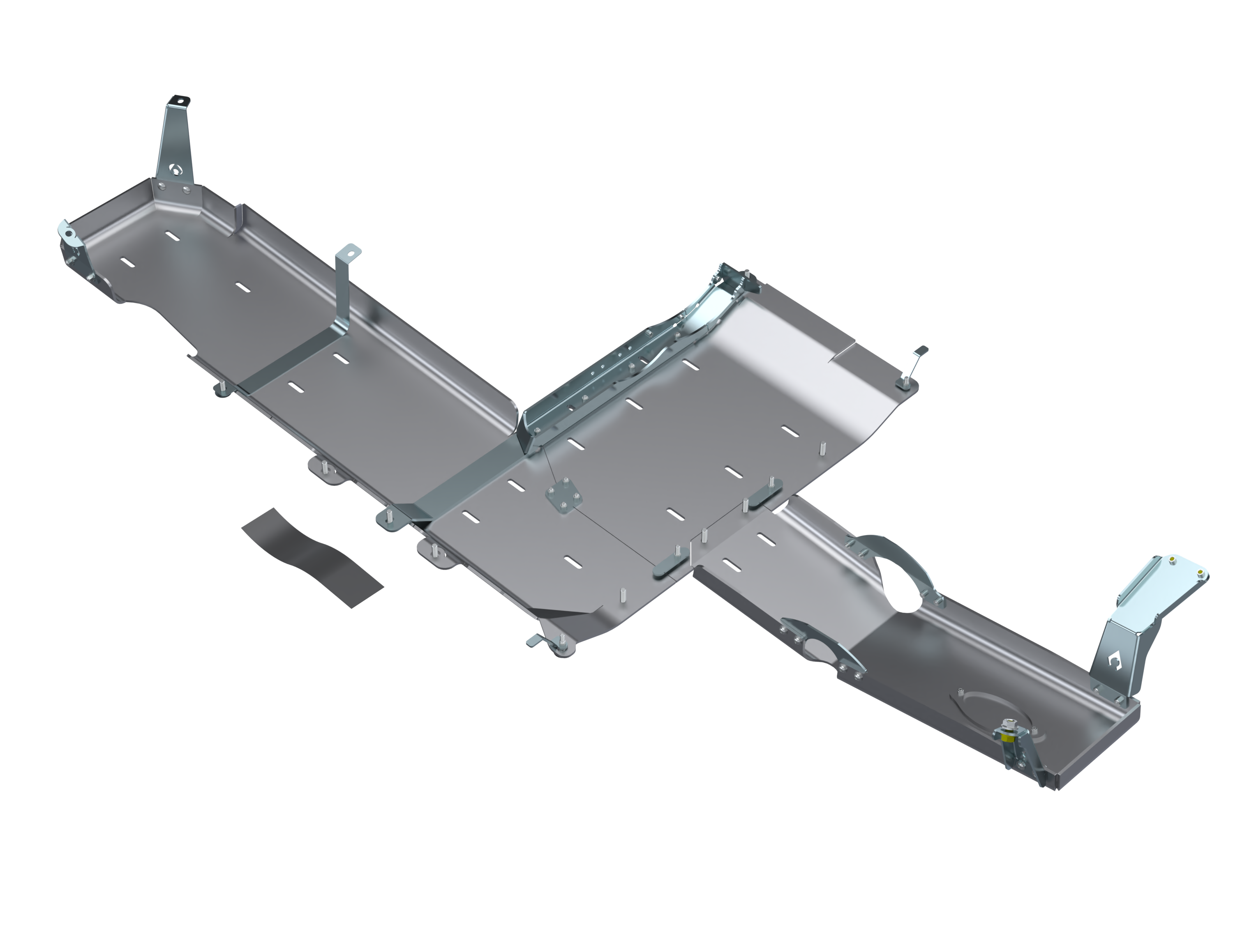 JLU Cubrecarter Completo con Compuerta de Aceite - 4 puertas 3.6L ALUMINIO ANTES DE 2018