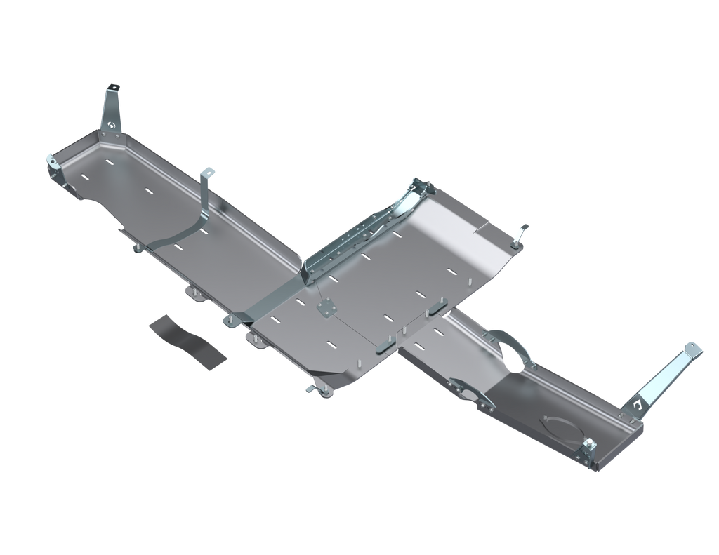 JLU Cubrecarter Completo con Compuerta de Aceite - 4 puertas 3.6L ALUMINIO 2021+