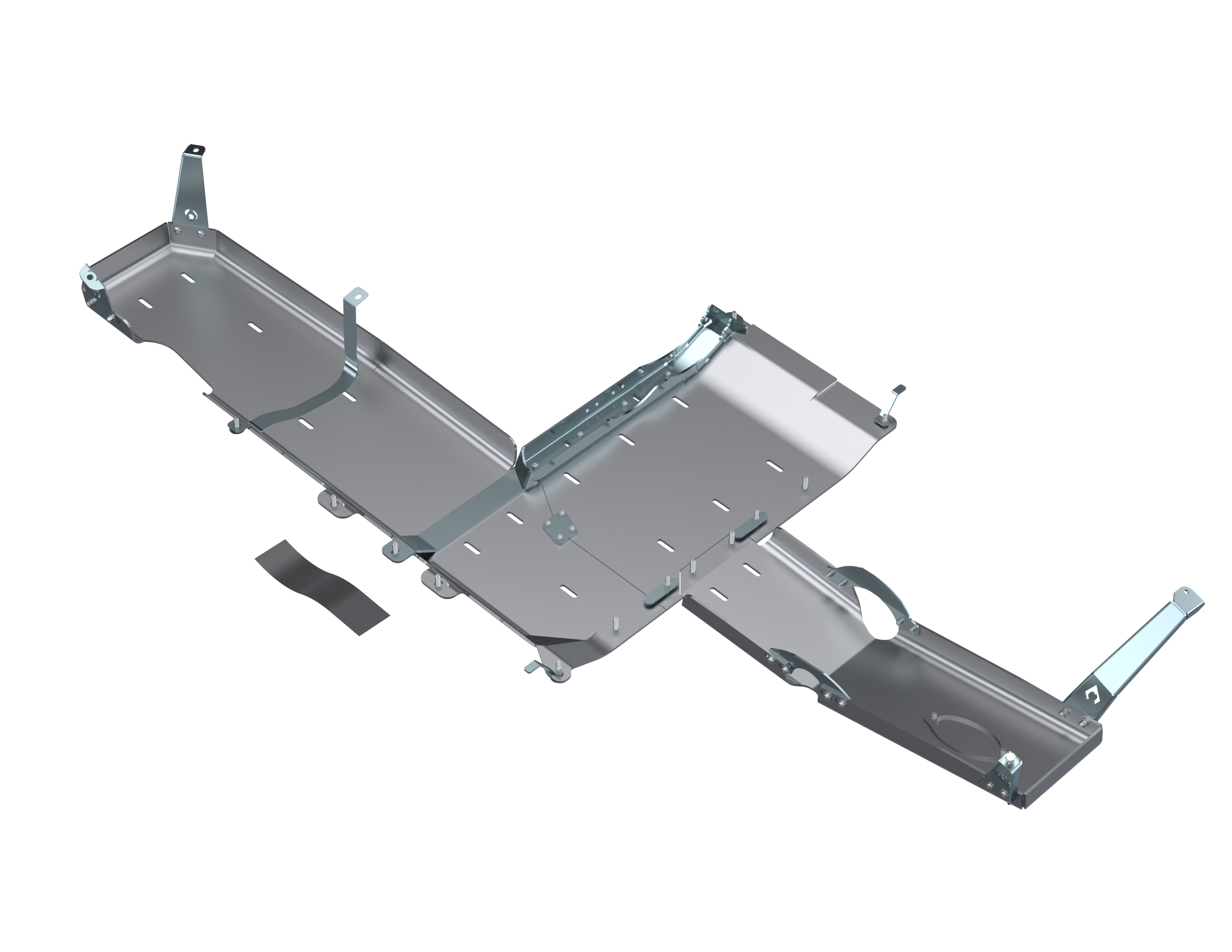 JLU Cubrecarter Completo con Compuerta de Aceite - 4 puertas 3.6L ALUMINIO 2021+