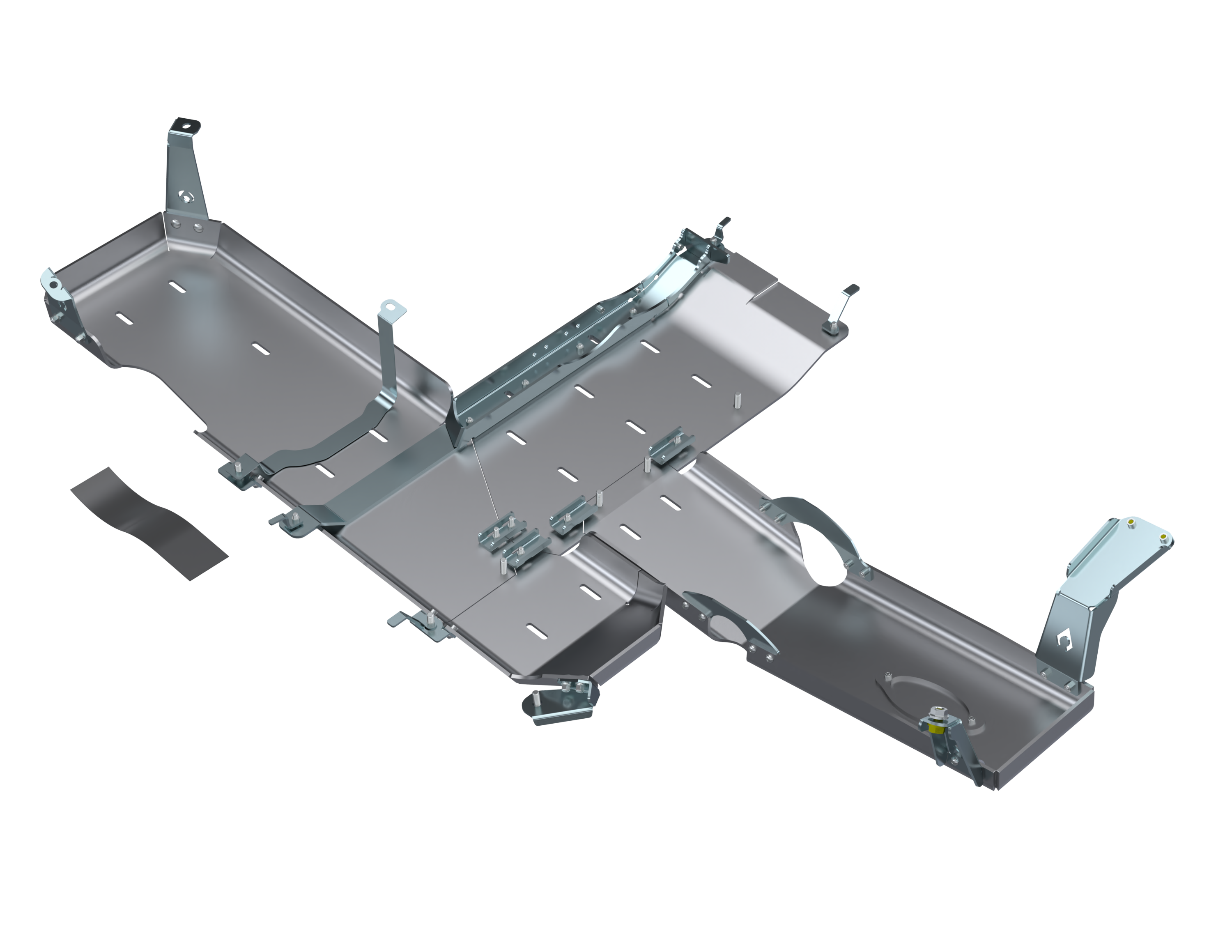 JL Cubrecarter Completo con Compuerta de Aceite - 2 puertas 3.6L ALUMINIO 2018-2020