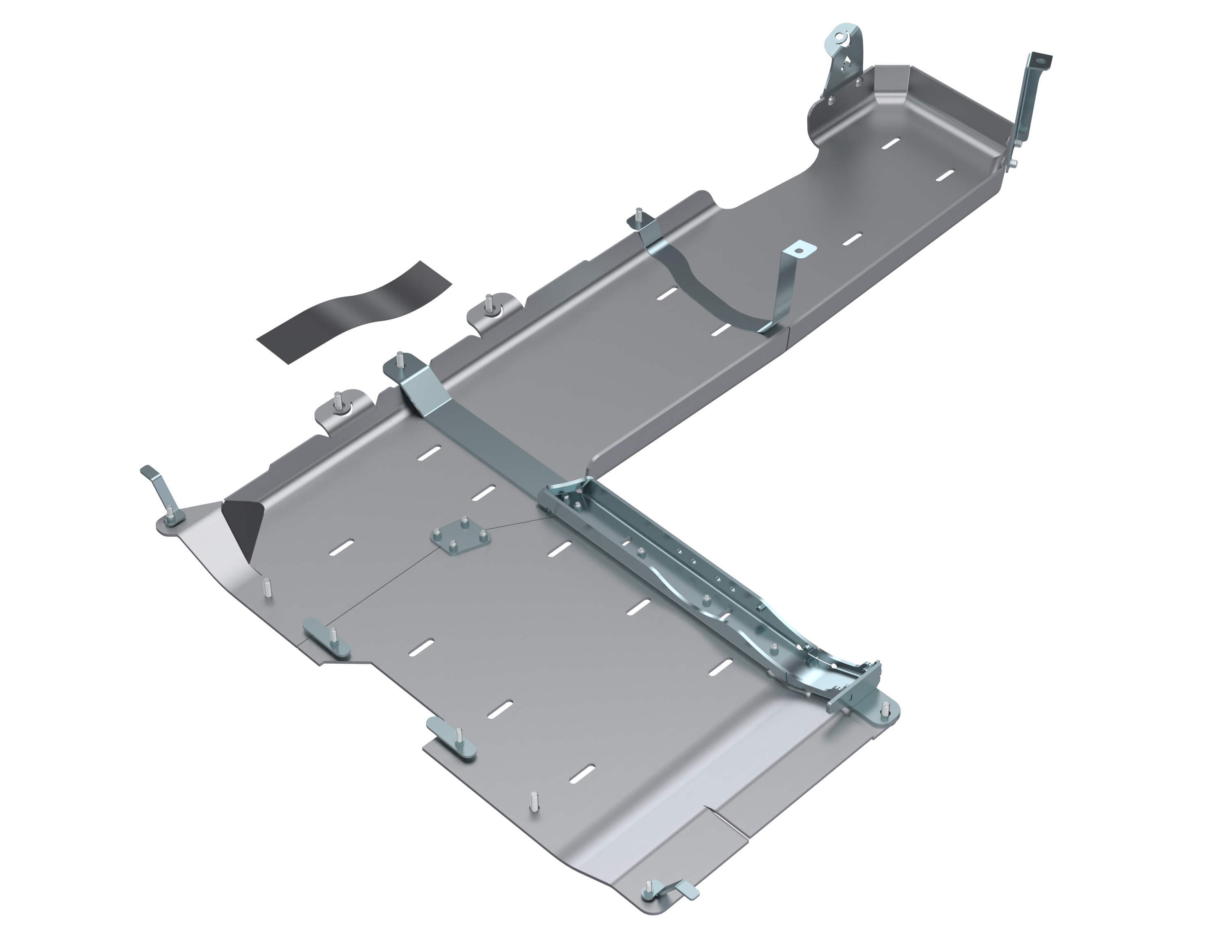 Juego de cubrecárter de transferencia y depósito de combustible JLU SOLAMENTE - 4 puertas 3.6L, 2.0L, 392 HEMI - ALUMINIO 2018+