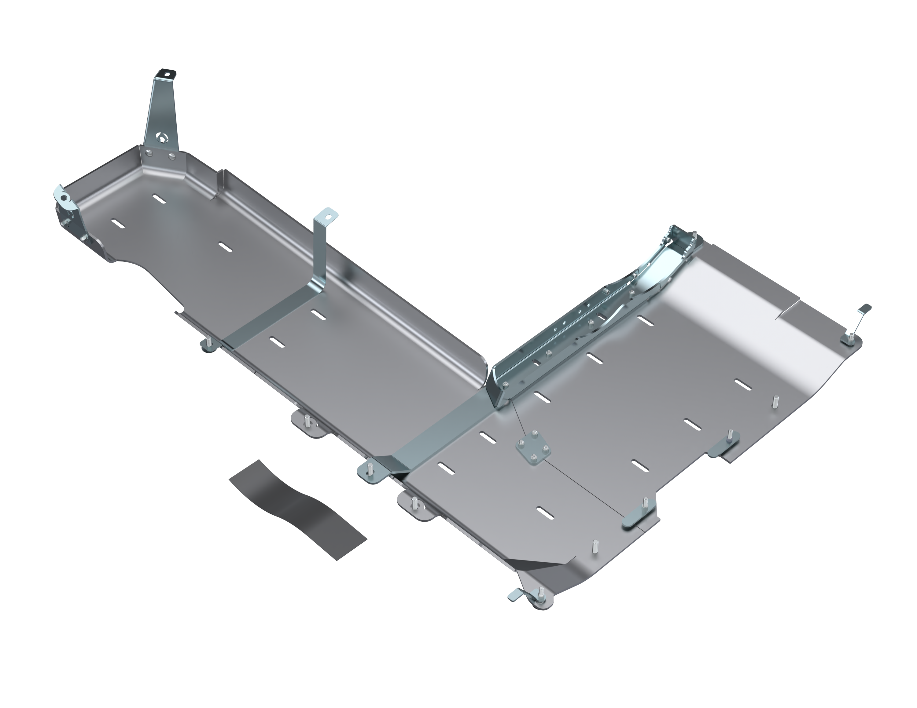 Kit JLU CUBRECARTER/PROTECCIÓN DEPÓSITO COMBUSTIBLE SOLAMENTE - 4 puertas 3.6L ALUMINIO ANTERIOR A 2018