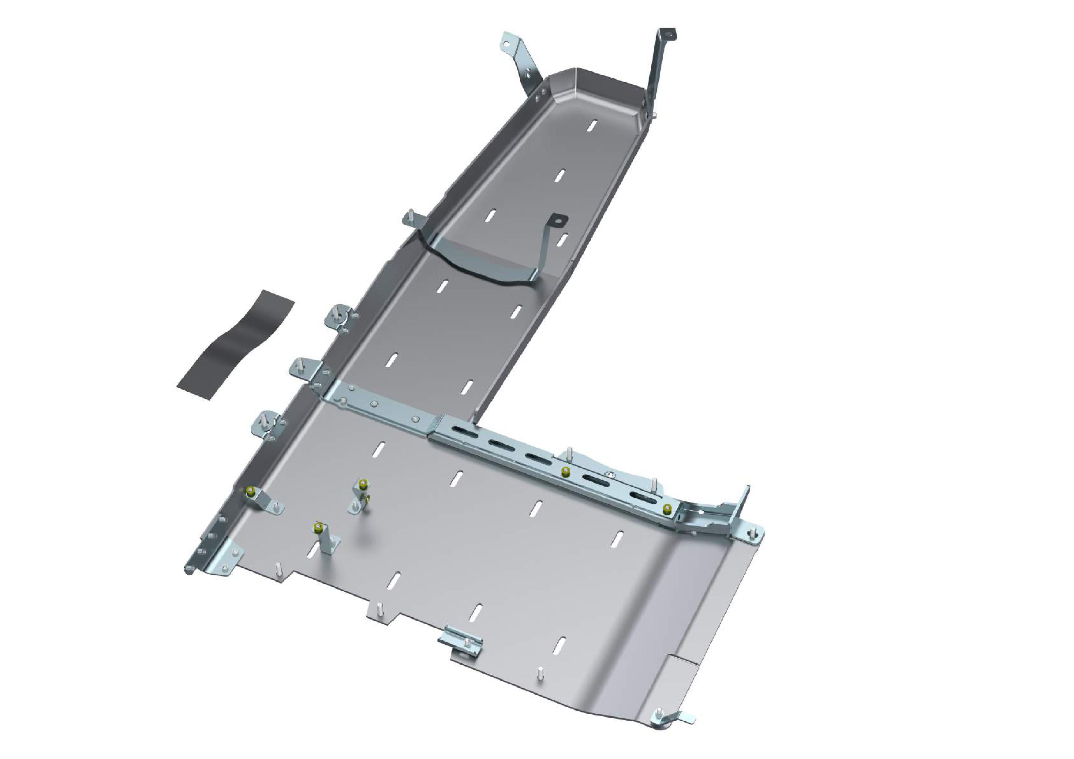 JL 4XE PROTECTOR DE TANQUE DE COMBUSTIBLE Y CAJA DE TRANSFERENCIA 4 PUERTAS 2.0L 2021-en adelante