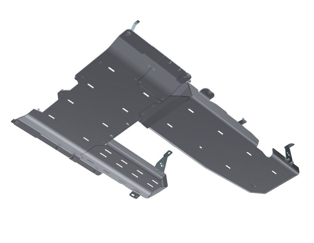 SOLO CAJA DE TRANSFERENCIA JLU/PROTECTOR DE DEPÓSITO DE COMBUSTIBLE/DPF - Aluminio, diésel 3.0L, 4 puertas