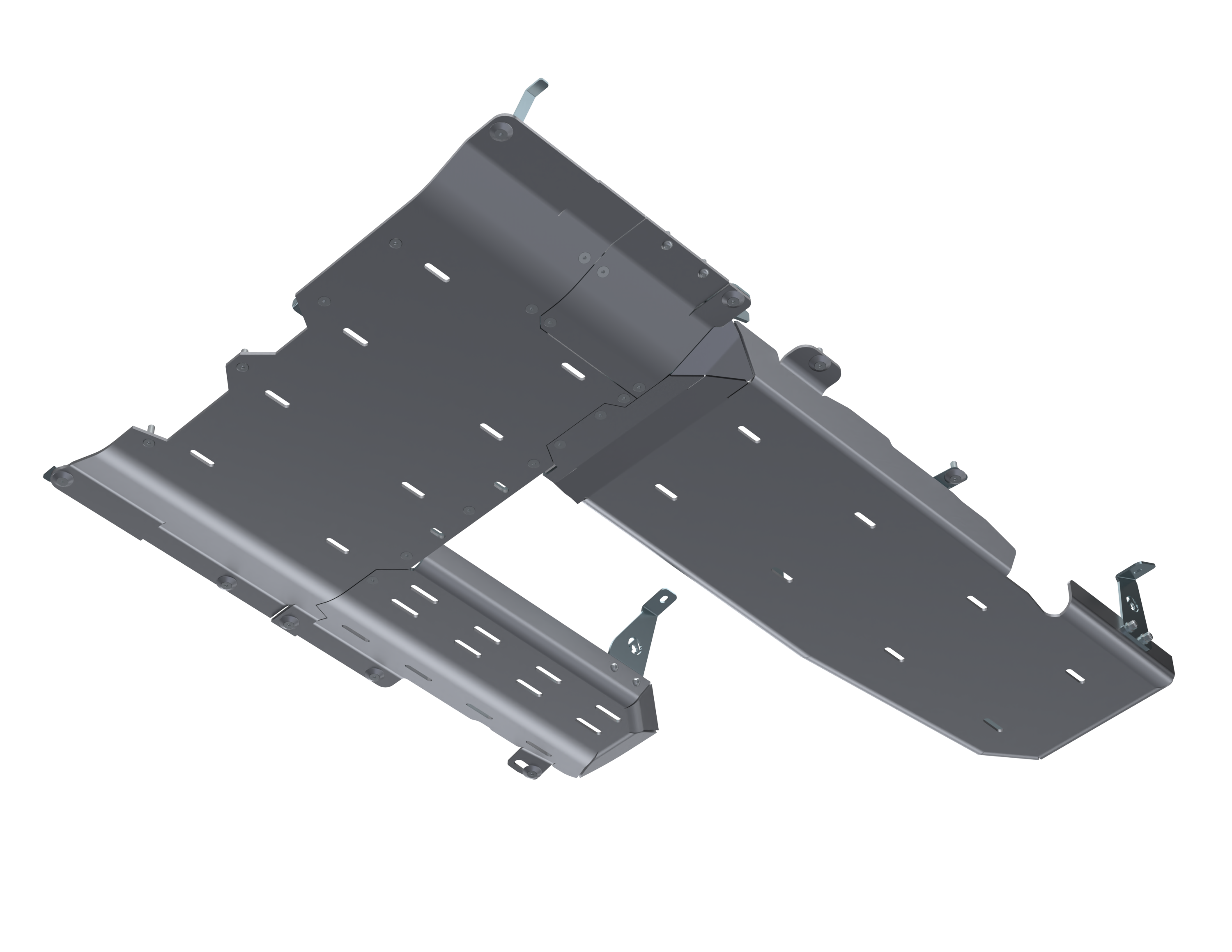 SOLO CAJA DE TRANSFERENCIA JLU/PROTECTOR DE DEPÓSITO DE COMBUSTIBLE/DPF - Aluminio, diésel 3.0L, 4 puertas