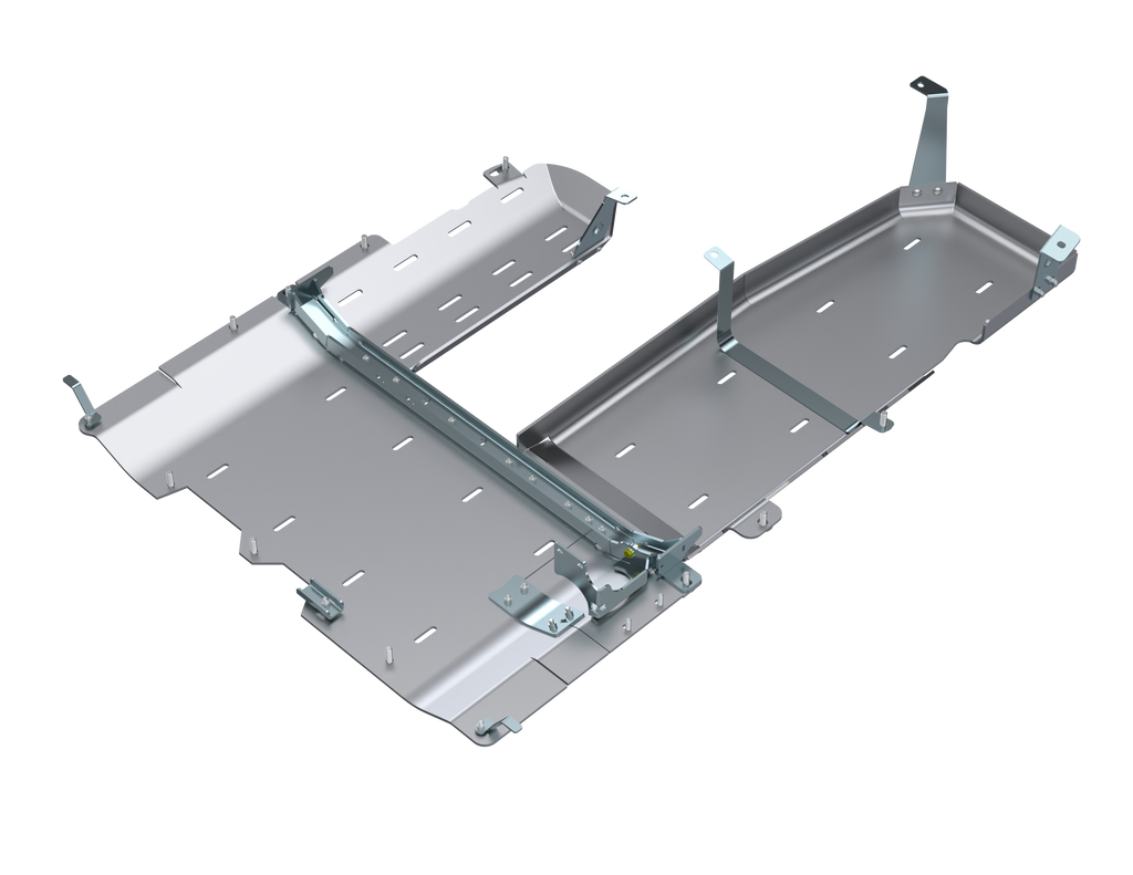 SOLO CAJA DE TRANSFERENCIA JLU/PROTECTOR DE DEPÓSITO DE COMBUSTIBLE/DPF - Aluminio, diésel 3.0L, 4 puertas