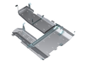 SOLO CAJA DE TRANSFERENCIA JLU/PROTECTOR DE DEPÓSITO DE COMBUSTIBLE/DPF - Aluminio, diésel 3.0L, 4 puertas