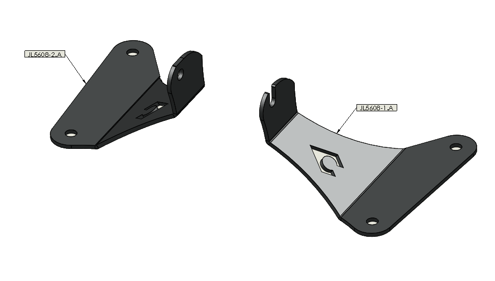 Artec Jeep Wrangler JL Gladiator JT 40in HOOD LIGHT MOUNT