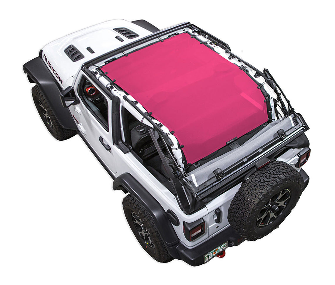 Jeep Wrangler JL 2-Door Sun Shade Solid Color Shade Top (2018–2026)
