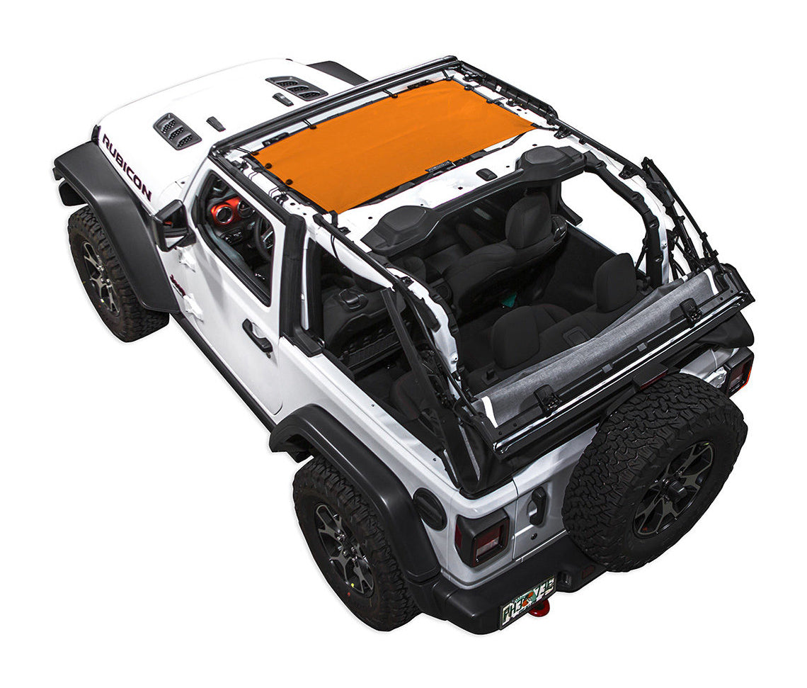 Jeep Wrangler JL 2-Door Sun Shade Solid Color Shade Top (2018–2026)