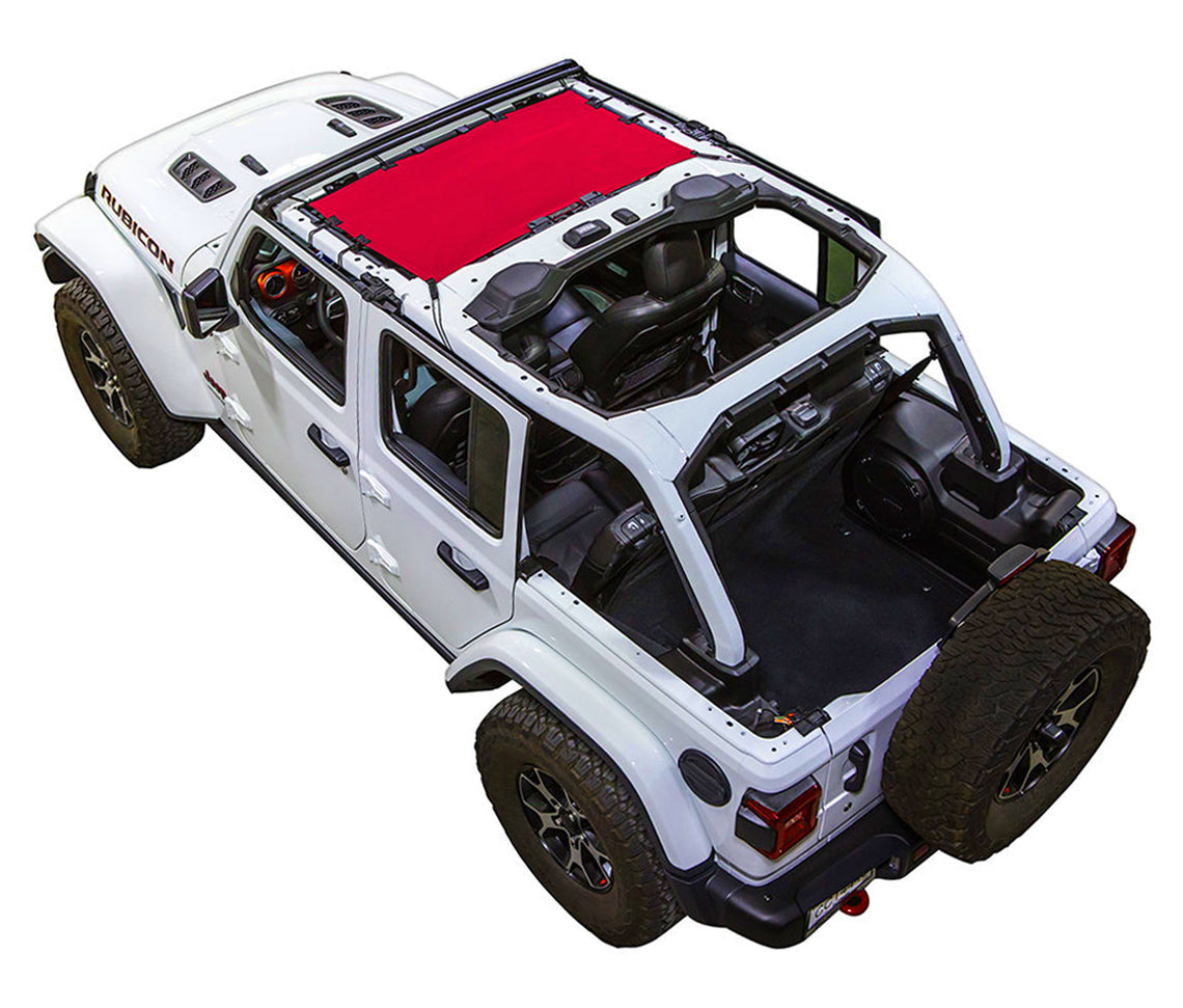Jeep Wrangler JLU 4-Door Sun Shade Solid Color Shade Top (2018–2026)