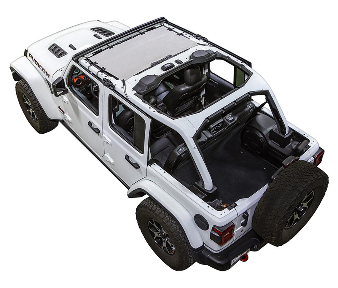 Jeep Wrangler JLU 4-Door Sun Shade Solid Color Shade Top (2018–2026)
