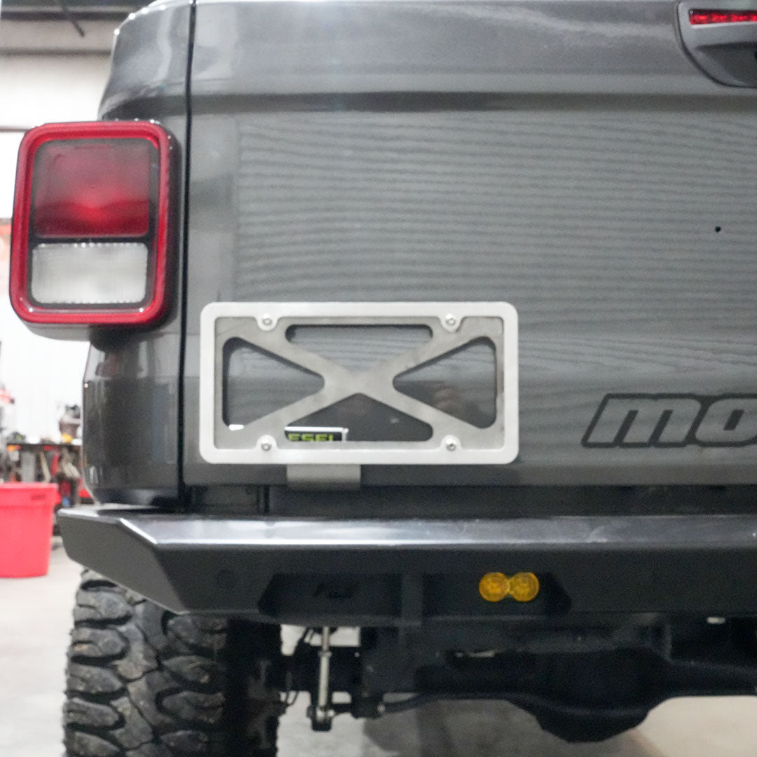 Motobilt Jeep Gladiator JT License Plate Relocation Bracket