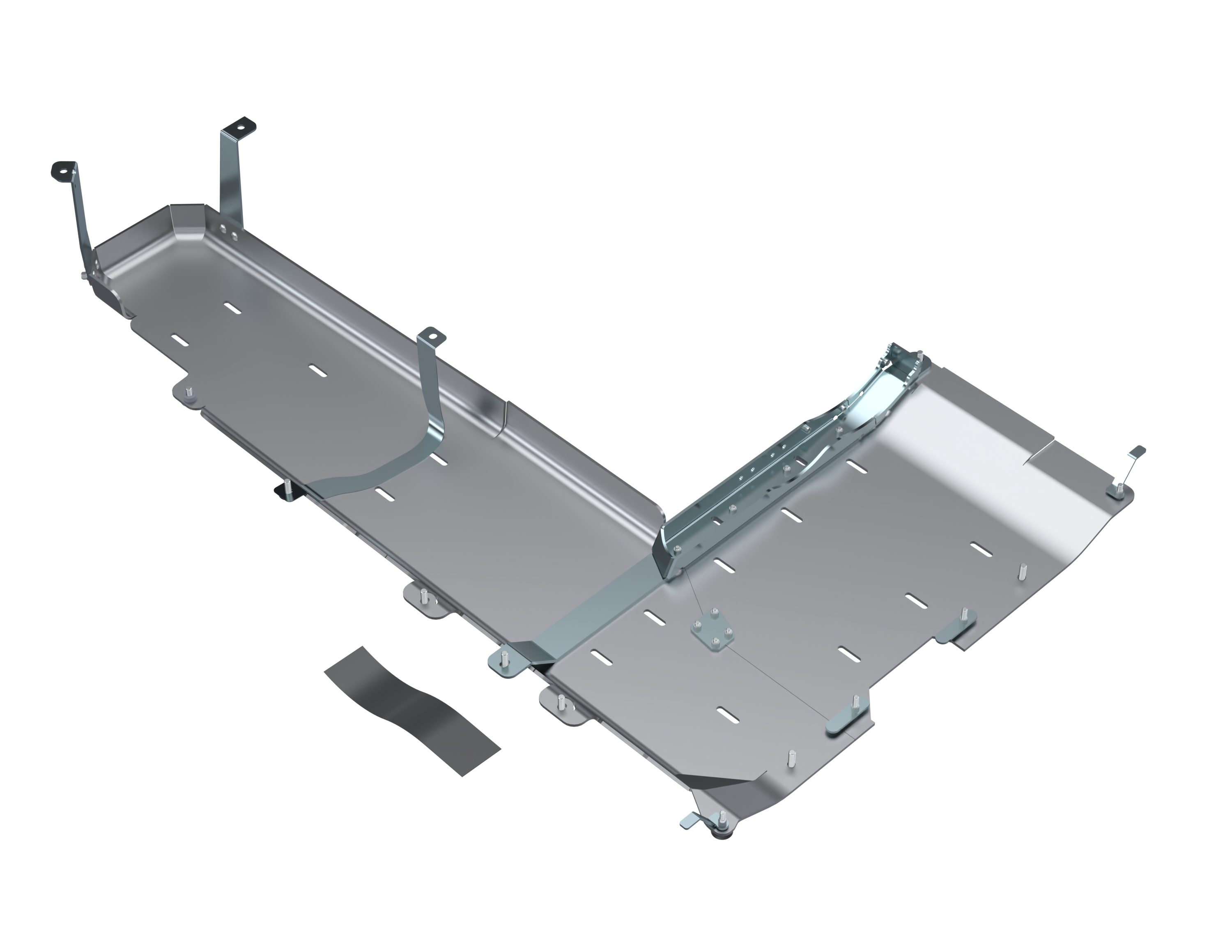 JT Gladiator T-CASE/FUEL SKID Kit SOLAMENTE - 3.6L ALUMINUM