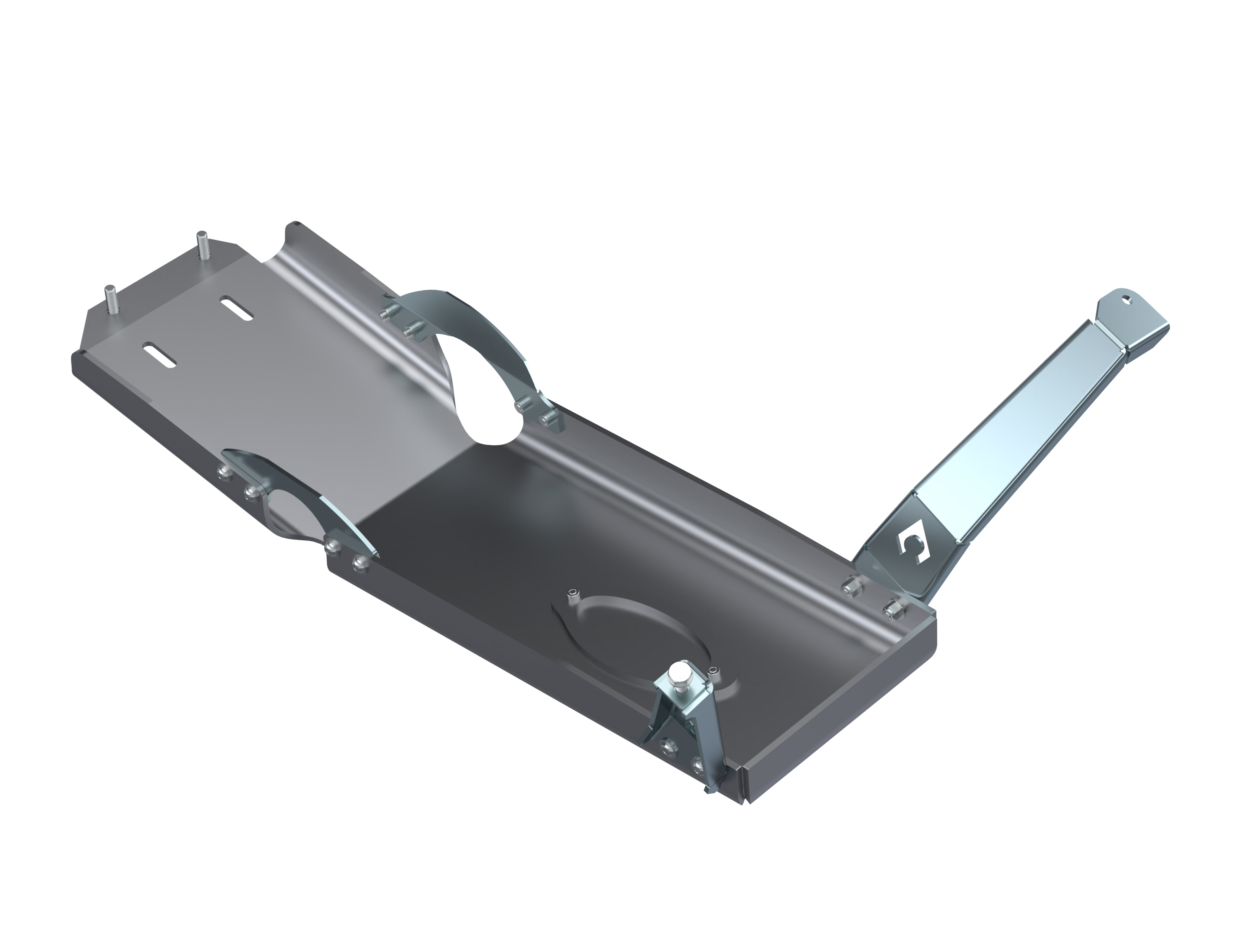 JT Gladiator SOLO SKID DE ACEITE Con Compuerta de Aceite - 3.6L ALUMINIO