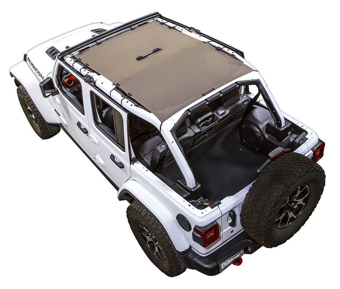 Jeep Wrangler JLU 4-Door Sun Shade Solid Color Shade Top (2018–2026)