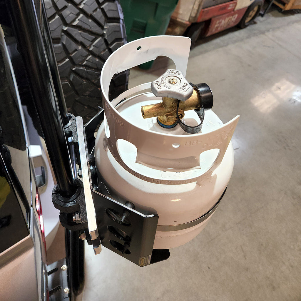 Power Tank Ladder Cross-Bar Mount for Propane and CO2 Power Tanks