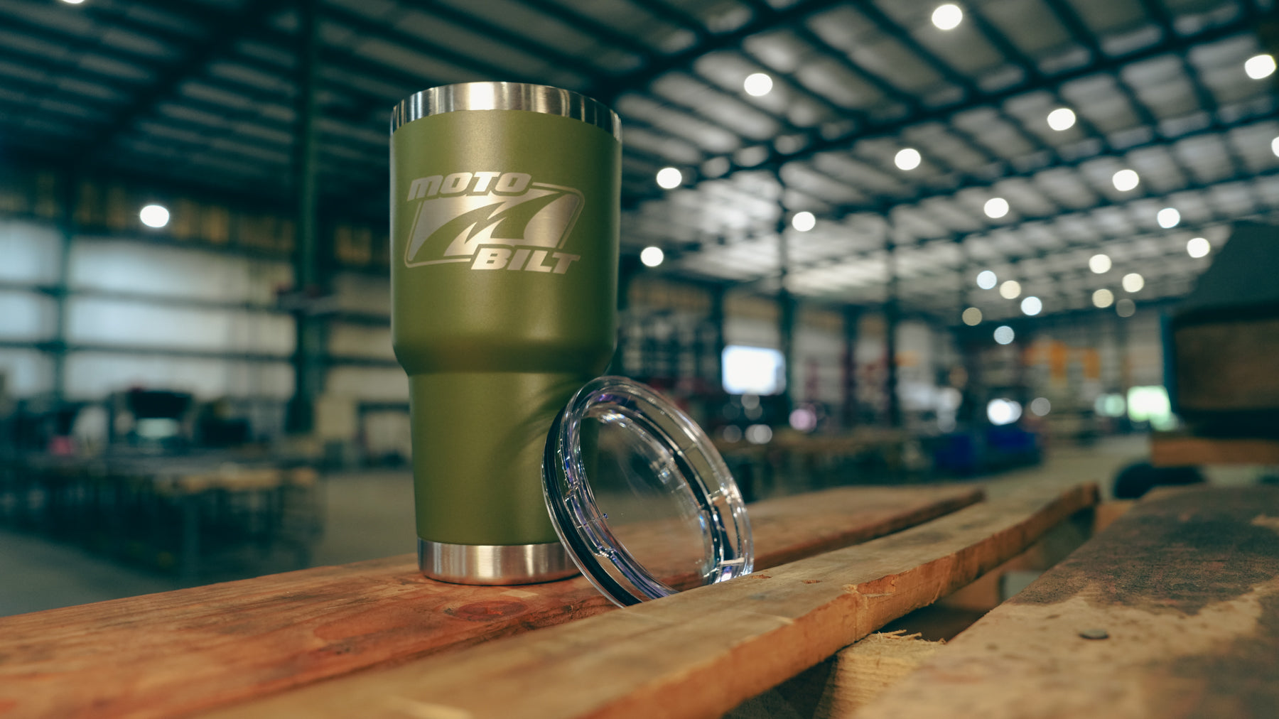 Motobilt Logo Vaso Térmico de 30oz Verde