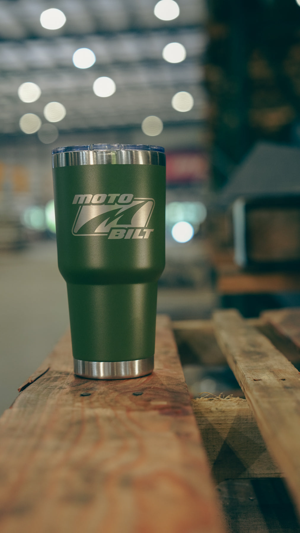 Motobilt Logo Vaso Térmico de 30oz Verde