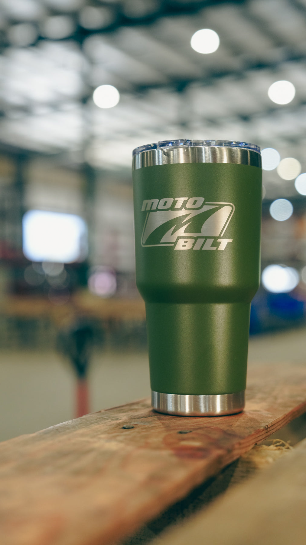 Motobilt Logo Vaso Térmico de 30oz Verde