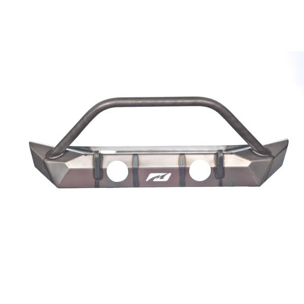 Parachoques delantero Hammer con defensa delantera tipo "Bull Bar" con soportes para faros antiniebla - para Jeep JL / JT