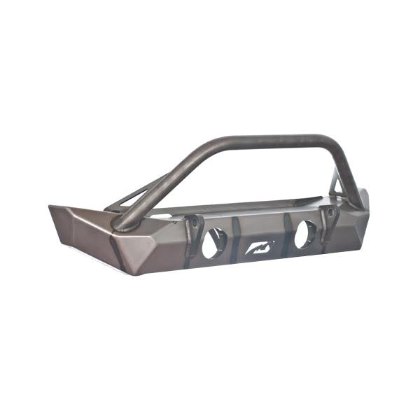 Parachoques delantero Hammer con defensa delantera tipo "Bull Bar" con soportes para faros antiniebla - para Jeep JL / JT
