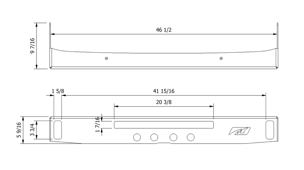Motobilt Jeep Wrangler JK / JKU Micro Series Rear Bumper w/ Light Mount