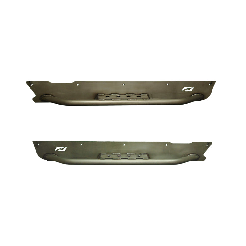 Protectores de roca de largo completo con estribo tubular para Jeep TJ