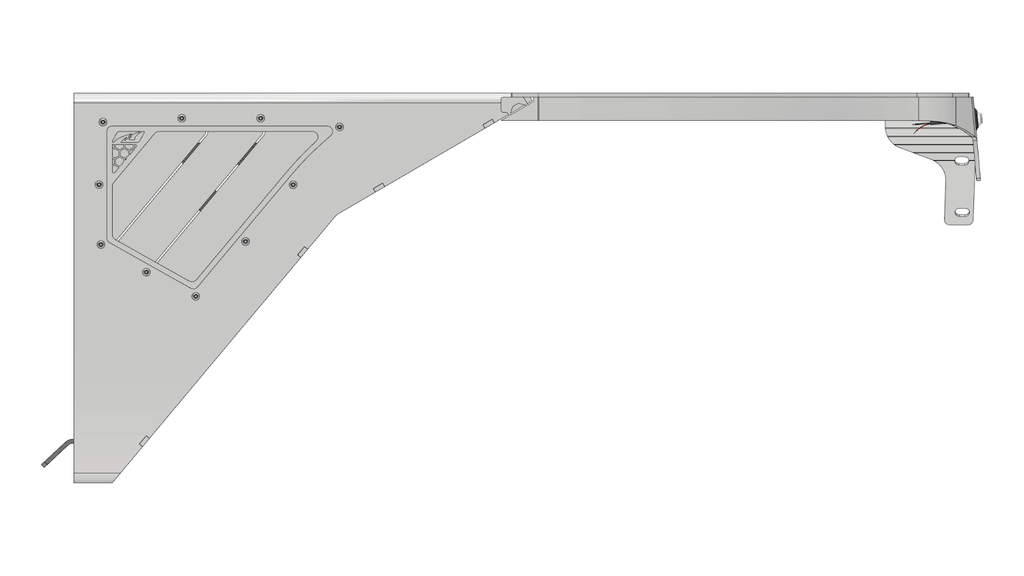Crusher Front Fender 0" Flare for Jeep TJ/LJ - Aluminum