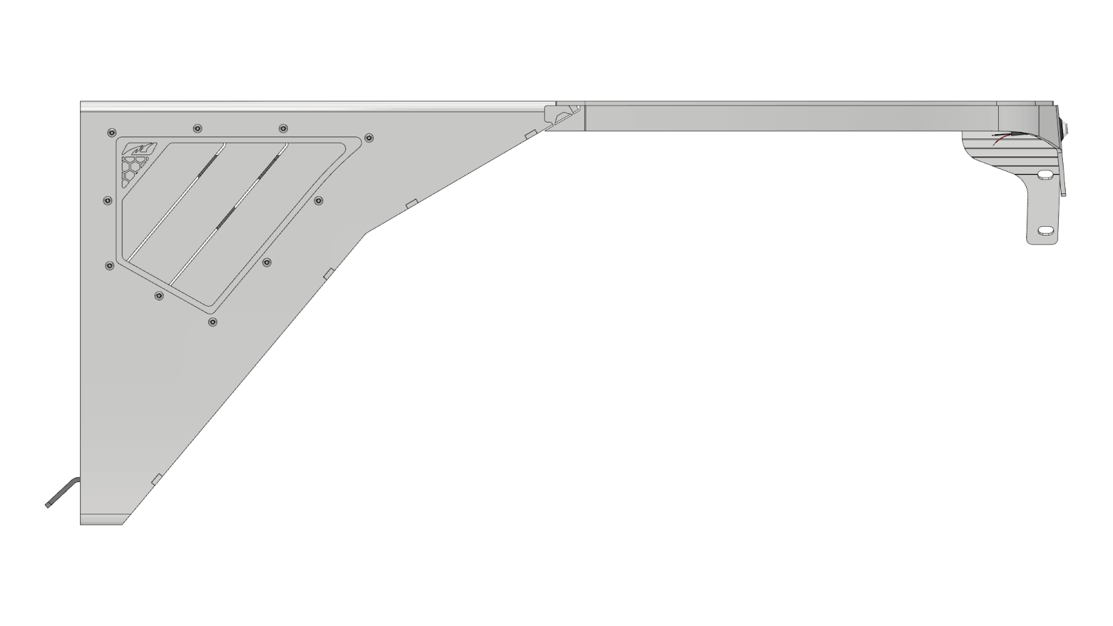 Crusher Front Fender 0" Flare for Jeep TJ/LJ - Aluminum