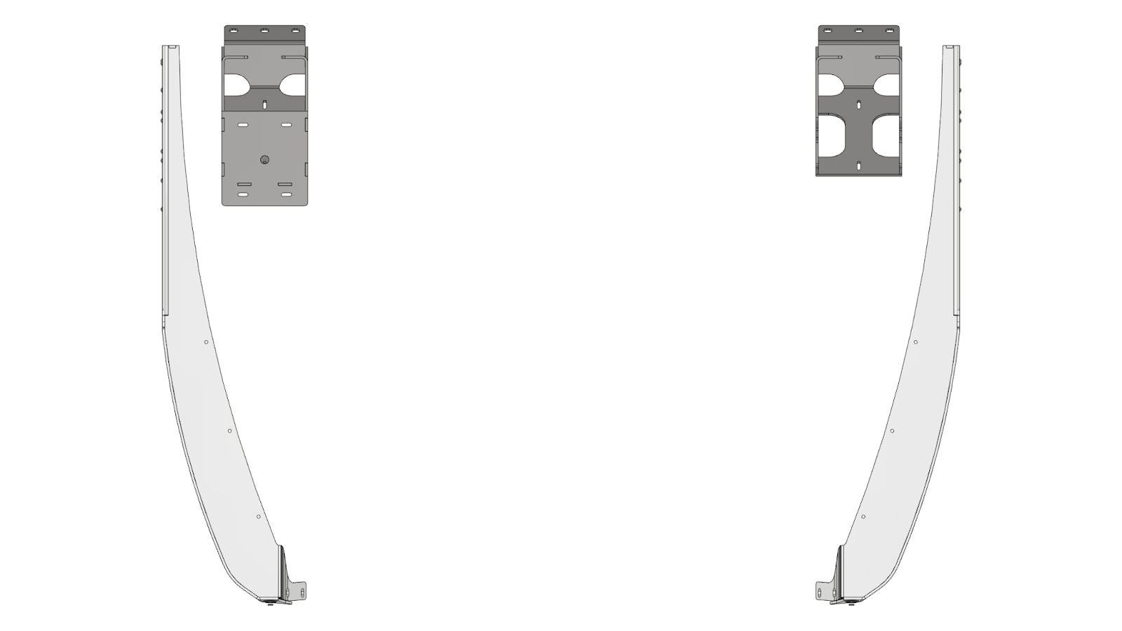 Crusher Front Fender 0" Flare for Jeep TJ/LJ - Aluminum