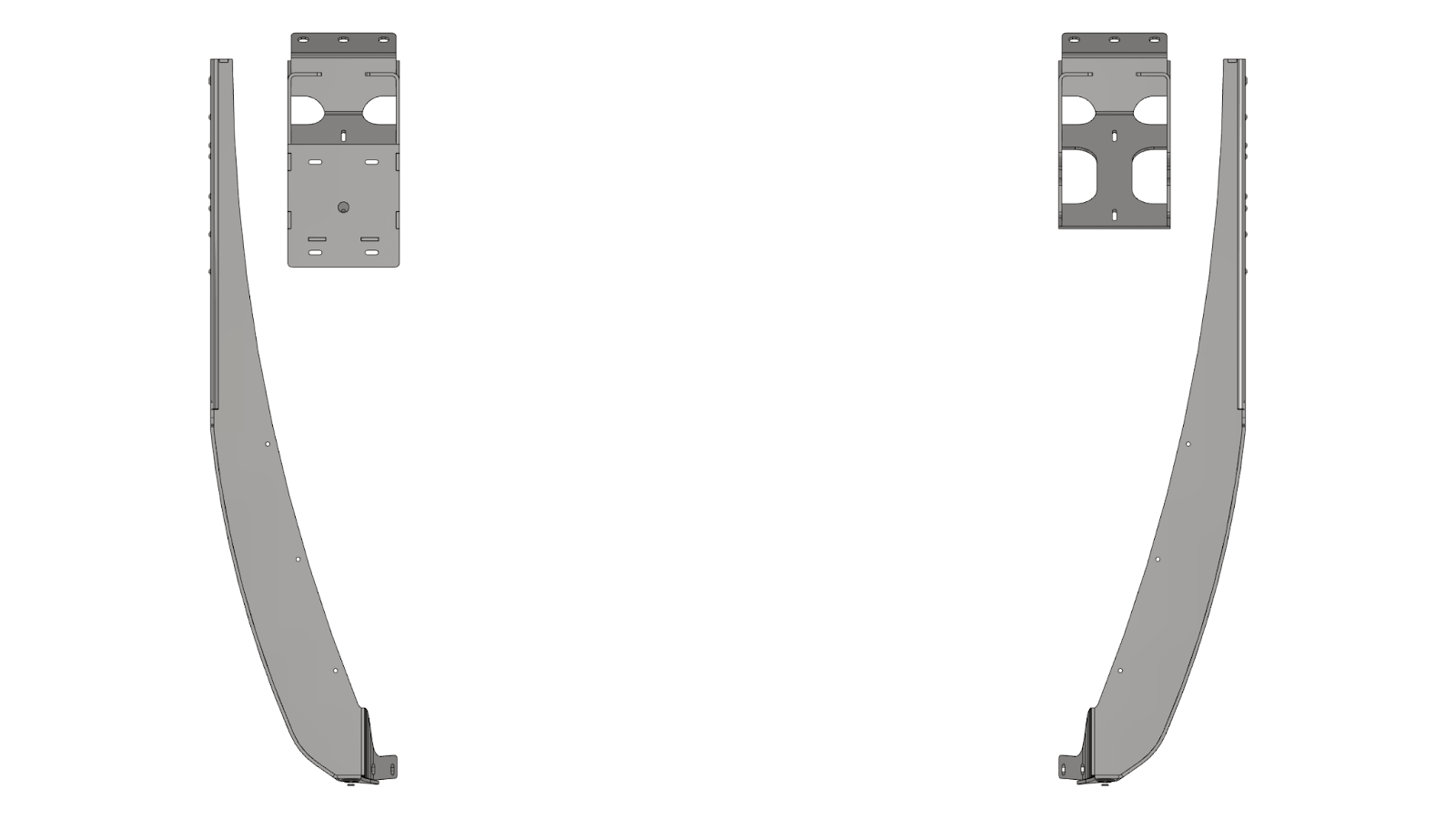 Crusher Front Fender 0" Flare for Jeep TJ/L - Steel