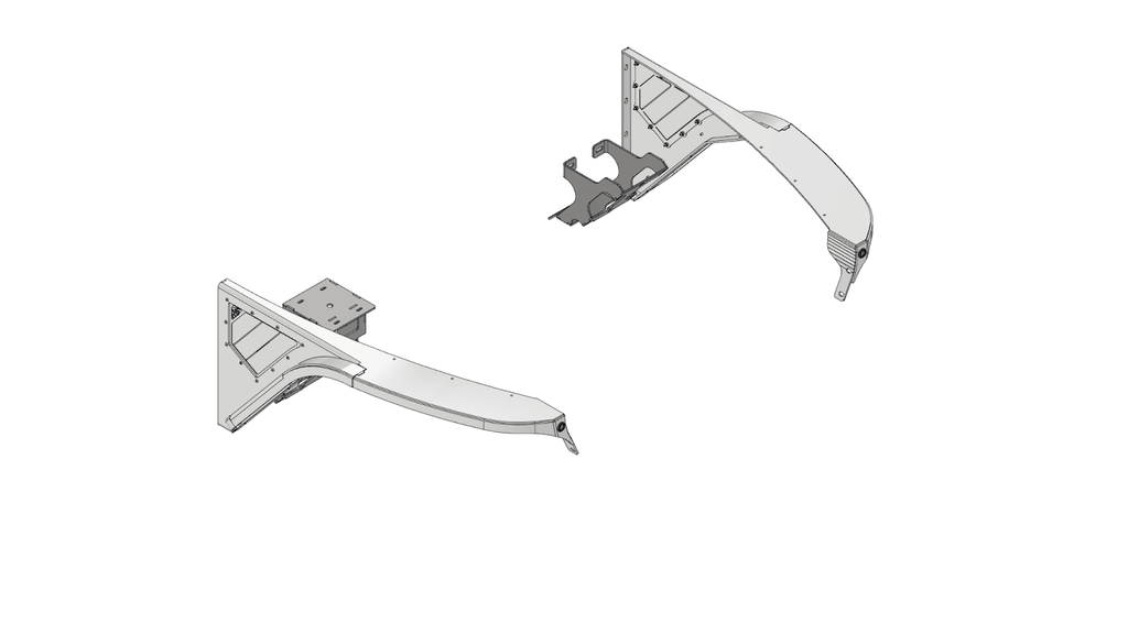 Crusher Front Fender 2" Flare for Jeep TJ/LJ - Aluminum