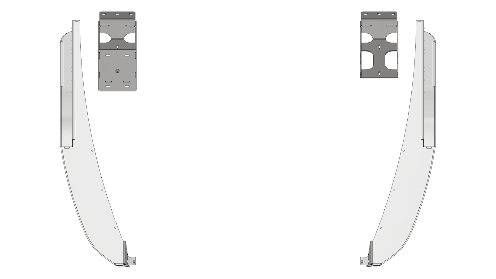 Crusher Front Fender 2" Flare for Jeep TJ/LJ - Aluminum