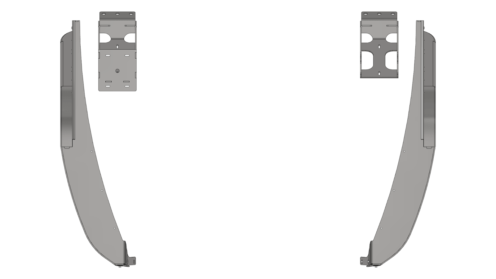 Crusher Front Fender 2" Flare for Jeep TJ/L - Steel