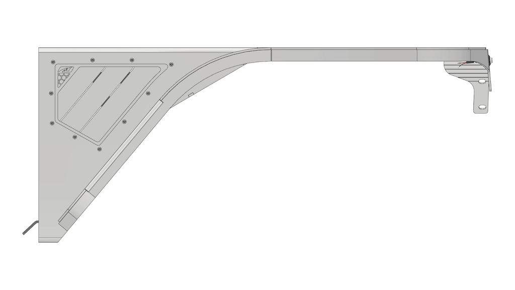 Crusher Front Fender 4" Flare for Jeep TJ/LJ - Aluminum