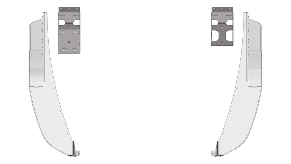 Crusher Front Fender 4" Flare for Jeep TJ/LJ - Aluminum