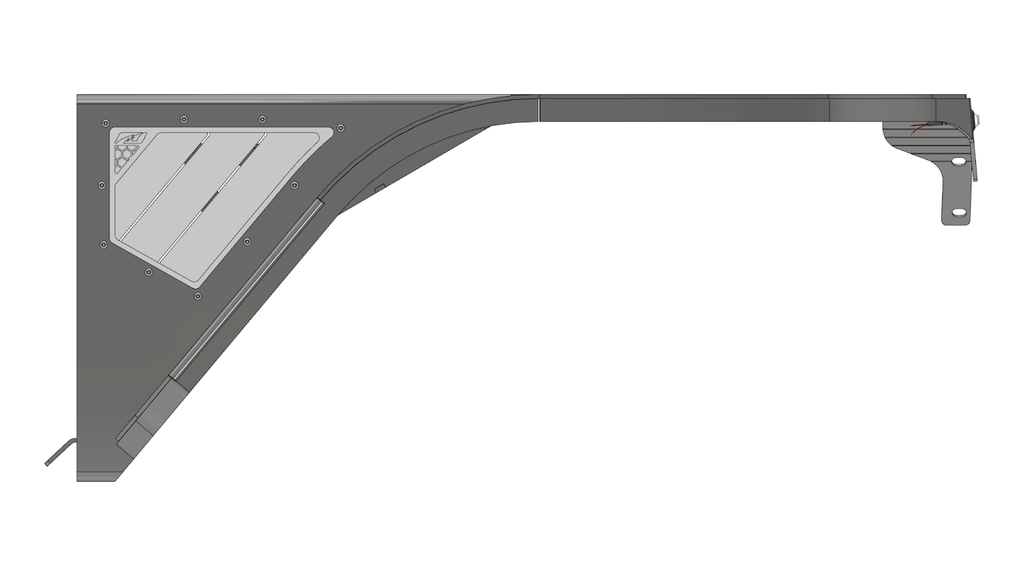 Crusher Front Fender 4" Flare for Jeep TJ/L - Steel