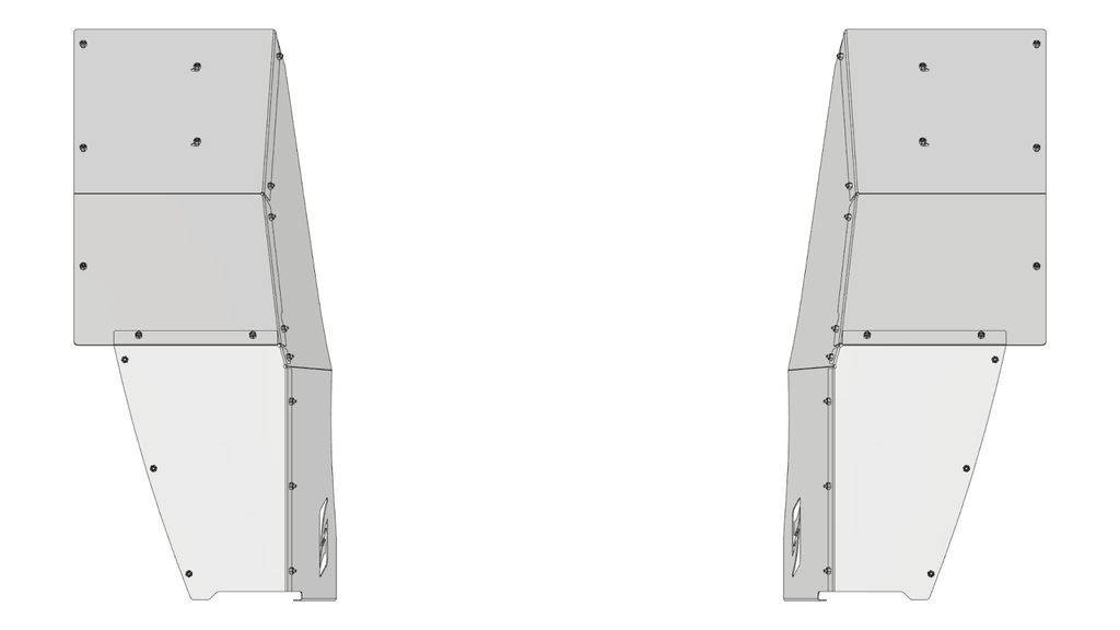 Crusher Blank Inner Fender Kit for Jeep TJ / LJ