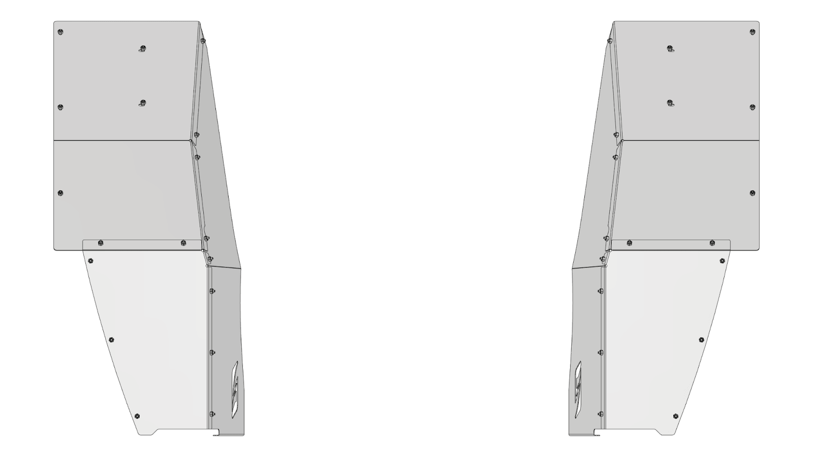 Crusher Blank Inner Fender Kit for Jeep TJ / LJ
