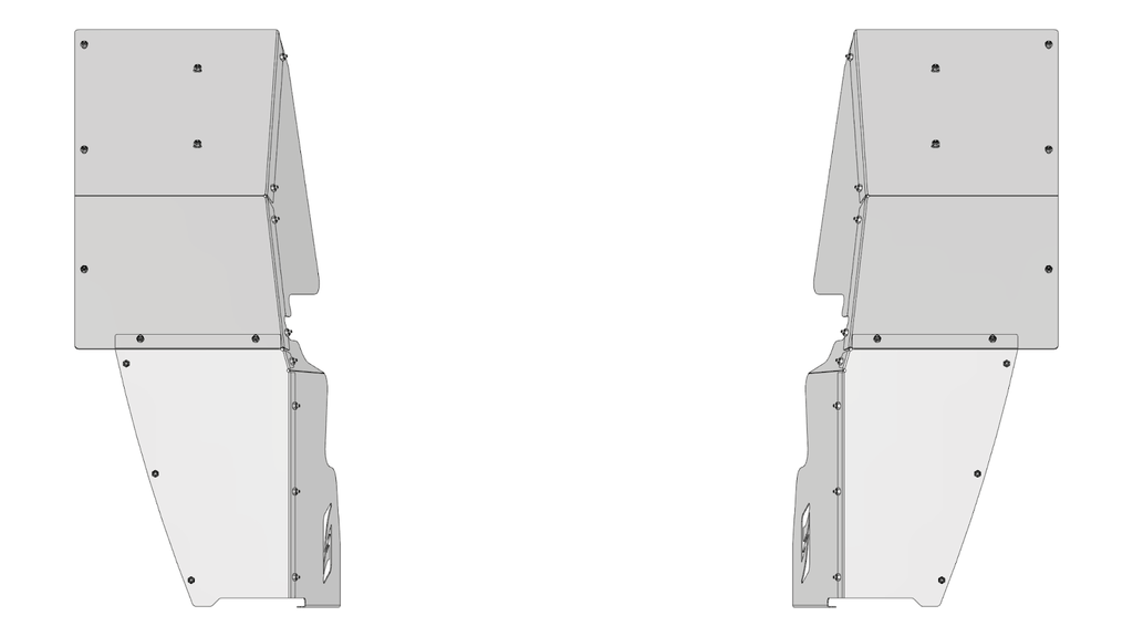 Kit de guardabarros interior Crusher para Jeep TJ / LJ