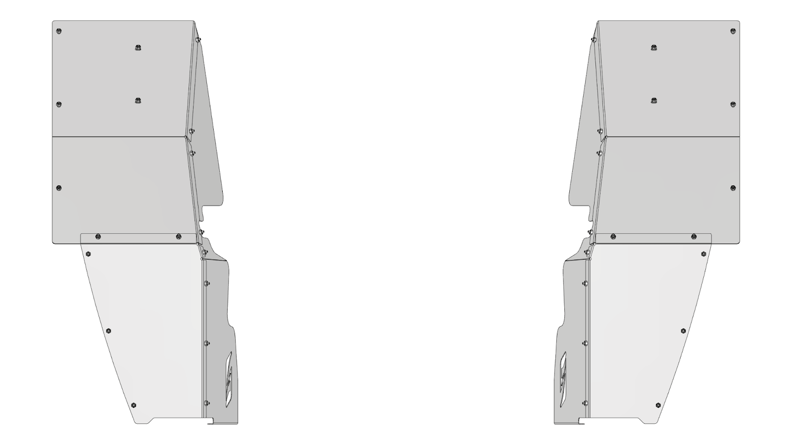 Kit de guardabarros interior Crusher para Jeep TJ / LJ