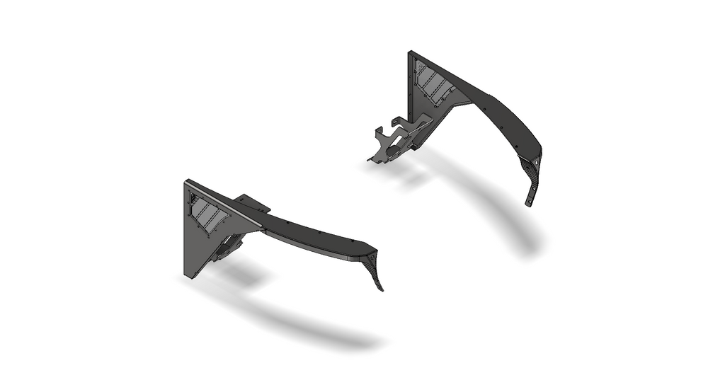 Guardabarros delanteros Hatchet High Line de 0" para Jeep TJ/LJ - Acero
