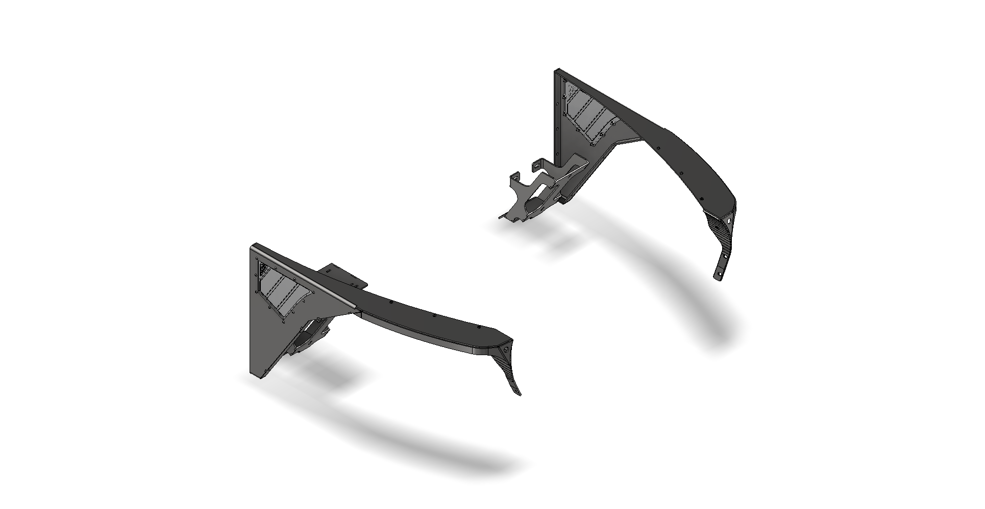 Guardabarros delanteros Hatchet High Line de 0" para Jeep TJ/LJ - Acero