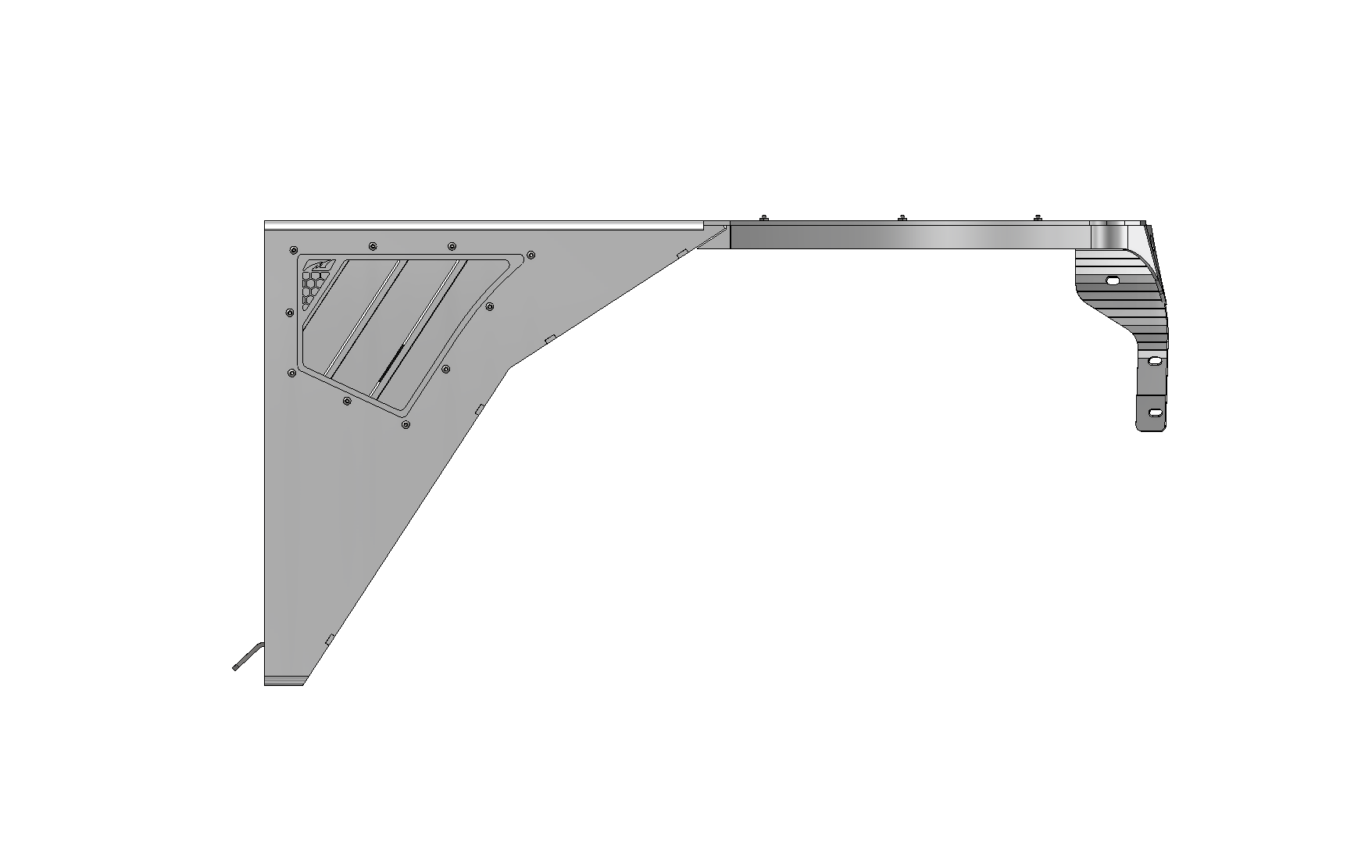 Hatchet High Line Front Fenders 0" Flare for Jeep TJ/LJ - Aluminum
